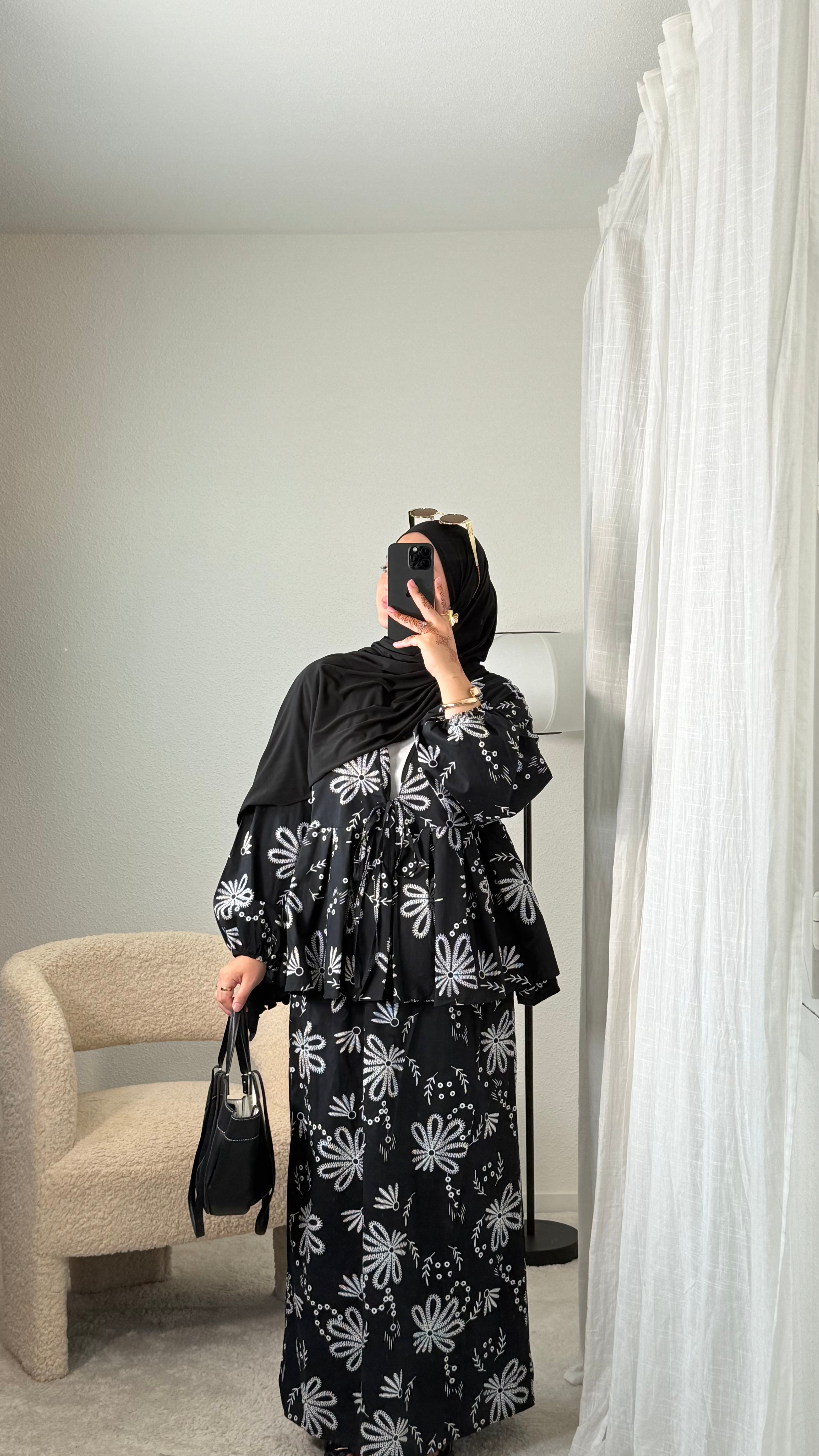 Embroidery Skirt Set